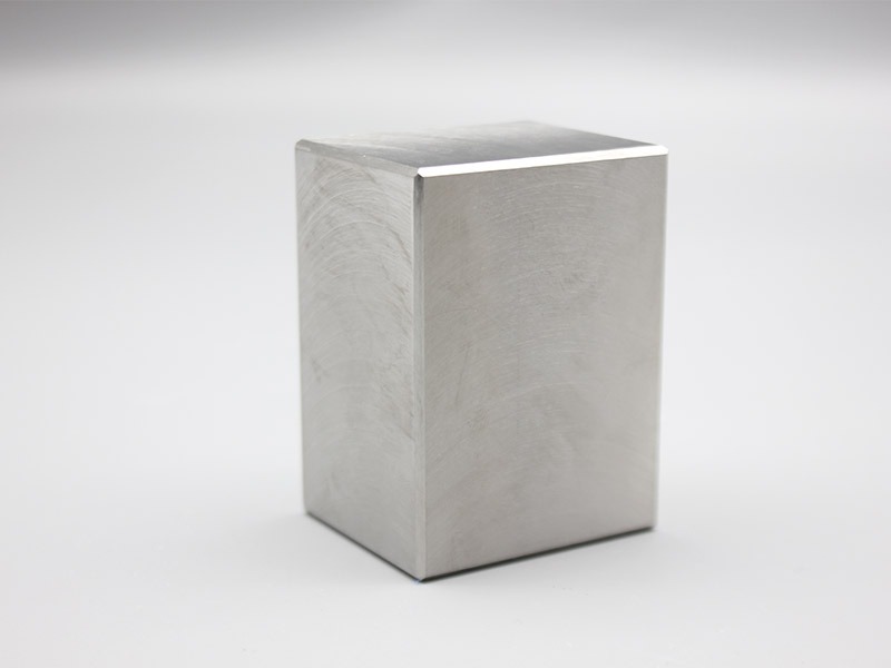 Tungsten alloys brick with gold plating for exhibition